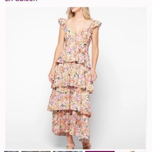 En Saison Pesley Floral Midi dress Small